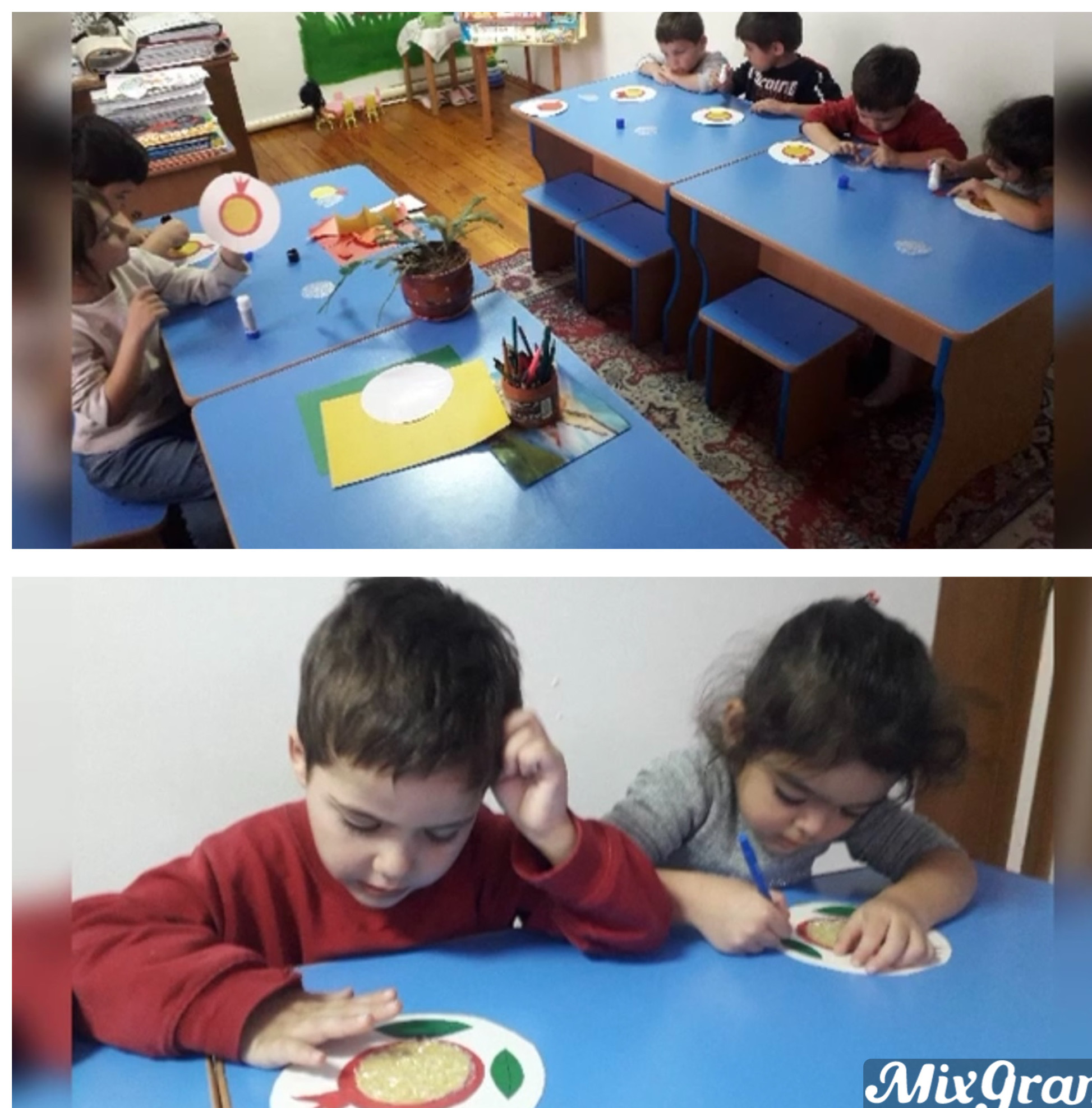 Аппликация "Гранат"