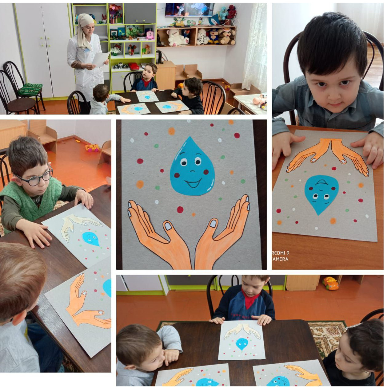 Муталибова Д. А провела с детьми занятие: "Вода -источник жизни".