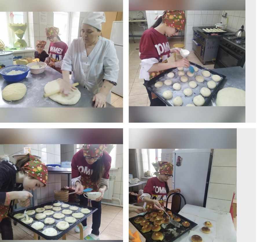 Приготовление булочек