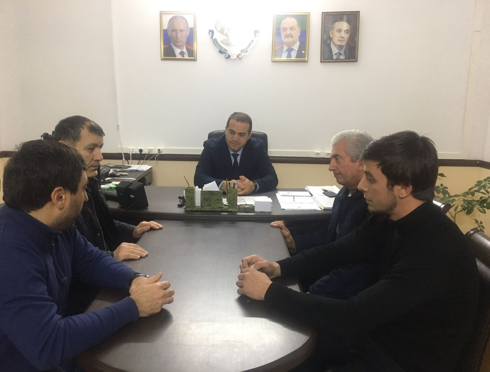 В Управлении социальной защиты населения г. Дербента  прошла тренировка эвакуации на случай чрезвычайных ситуаций.