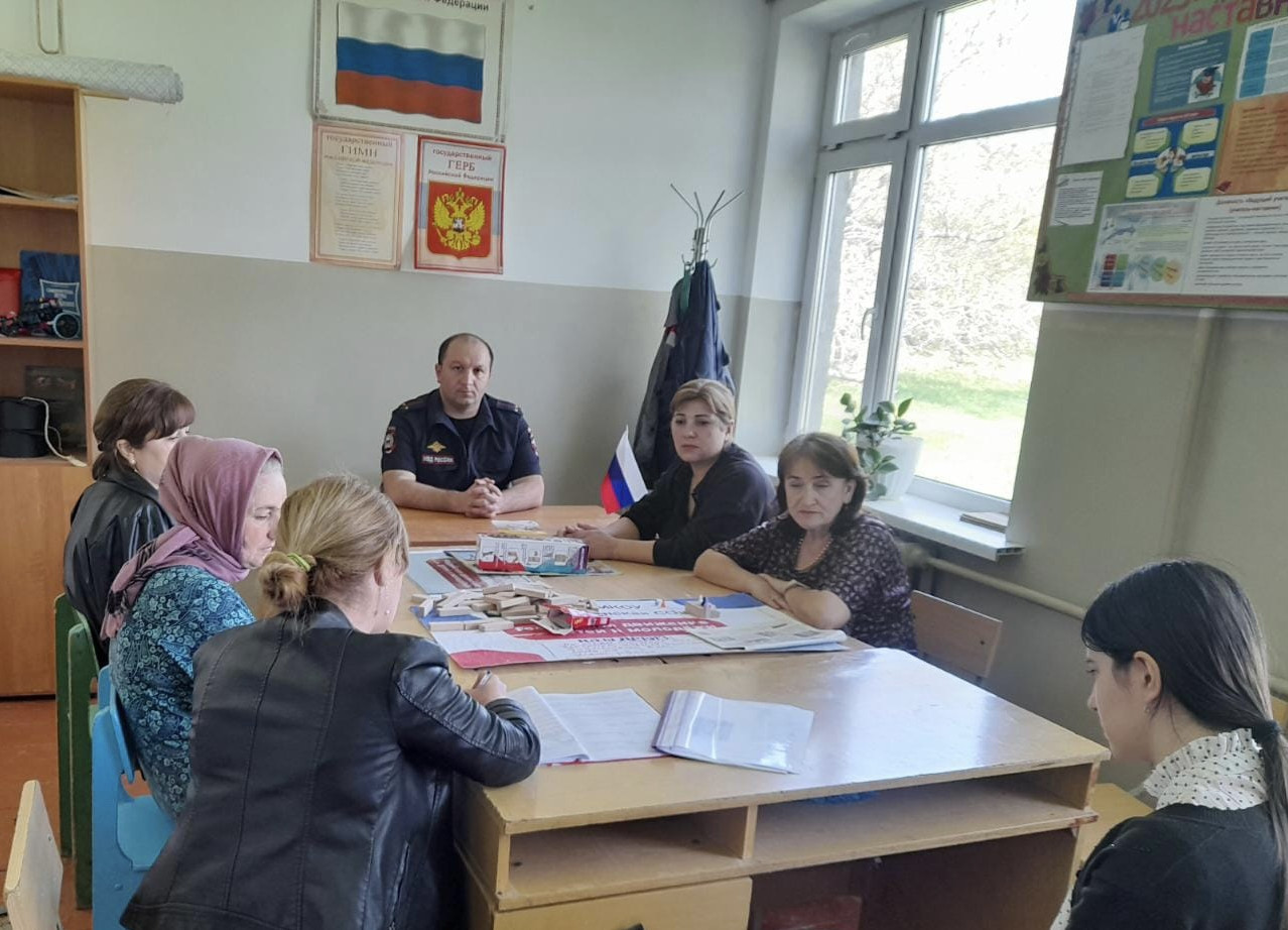 28.04.2023г. выезд с целью проведения индивидуальной профилактической беседы с несовершеннолетней (состоящая на профилактическом учёте)