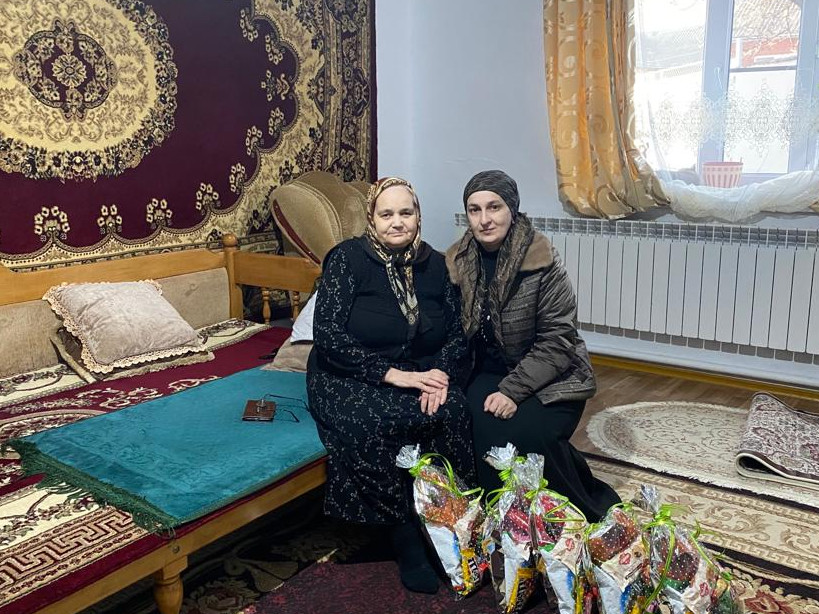 Новогодние подарки семьям мобилизованным.