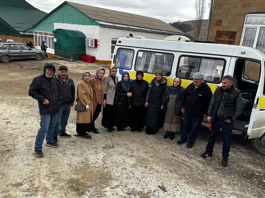 Выезд мобильной бригады по проекту "Демография" в с. Бухты.