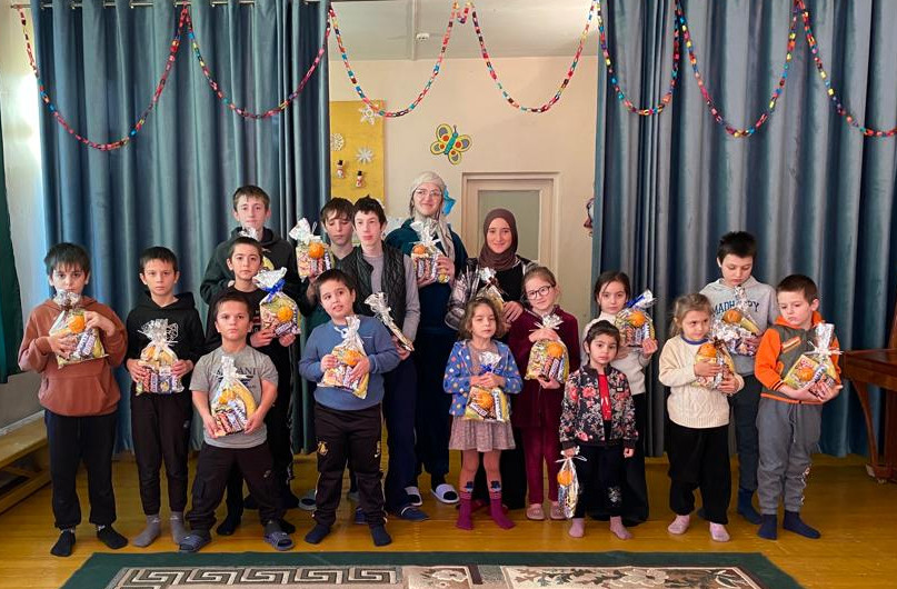 Благотворительная акция от солдата вернувшегося с войны.