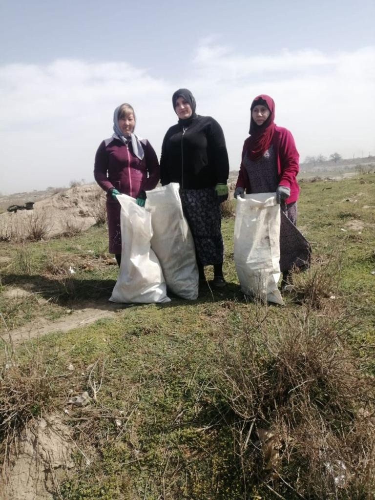 Участие в субботнике.