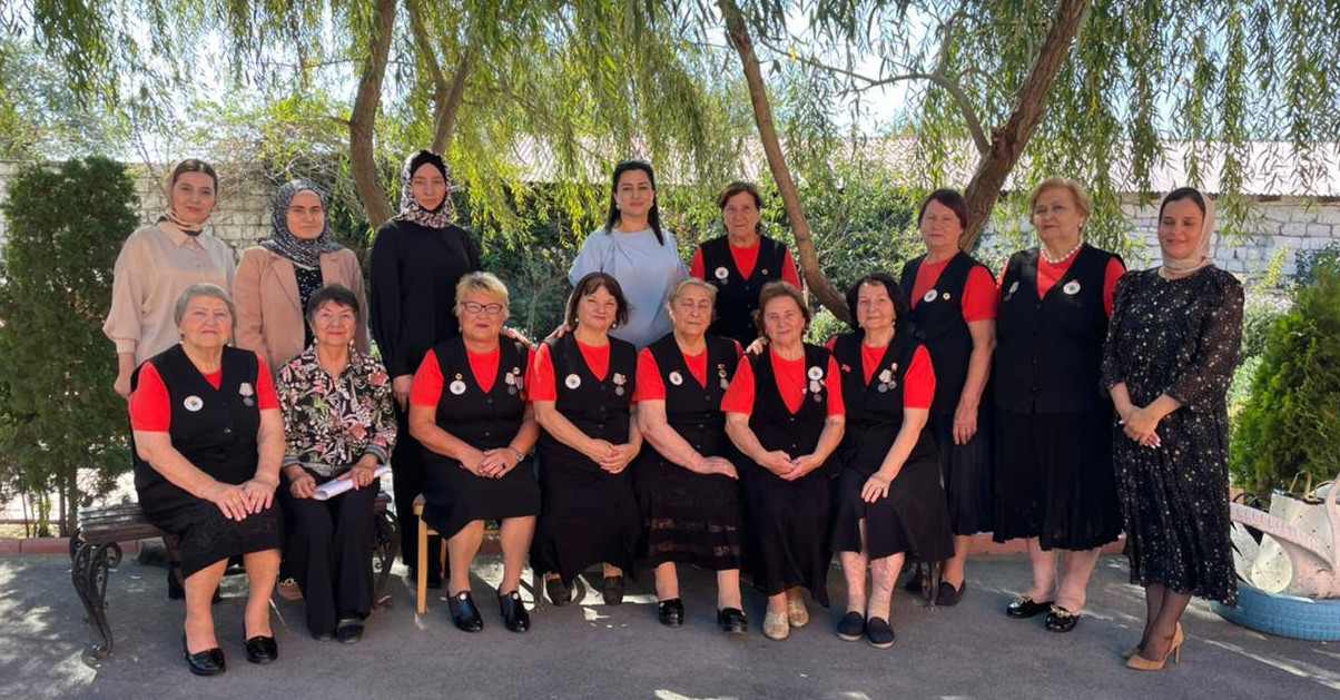 Празднование дня пожилых людей.