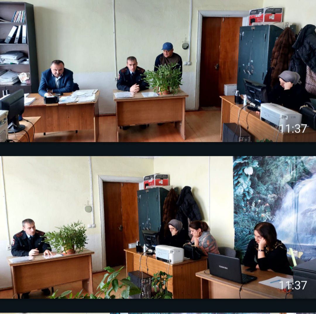 Встреча с участковым уполномоченным полиции Курахского района