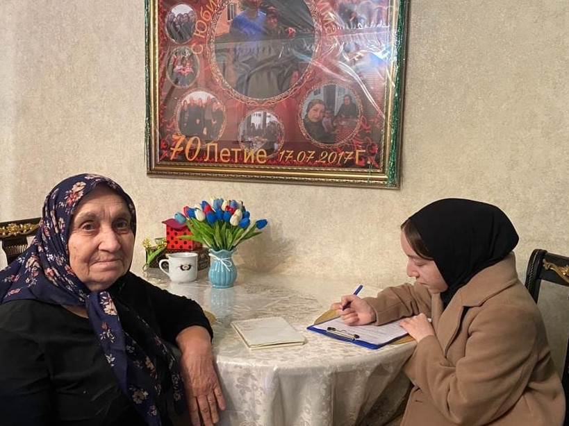 Подворный обход в с.Дылым