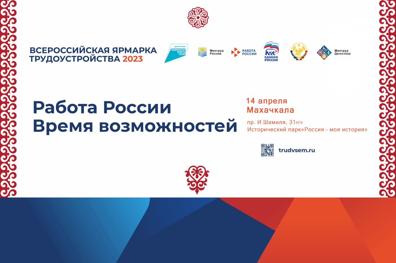 Перечень мероприятий Всероссийской ярмарки вакансий в период с 13:40 до 16:50ч. (1-2 этаж)