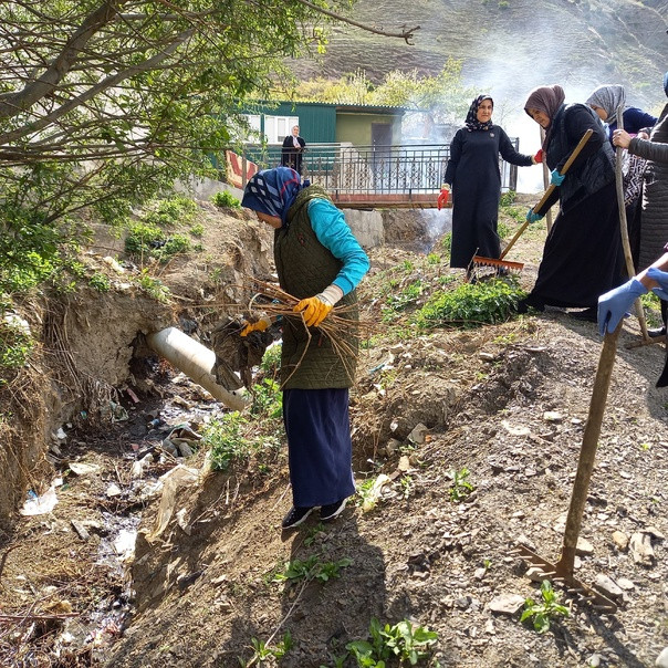 На общереспубликанском субботнике