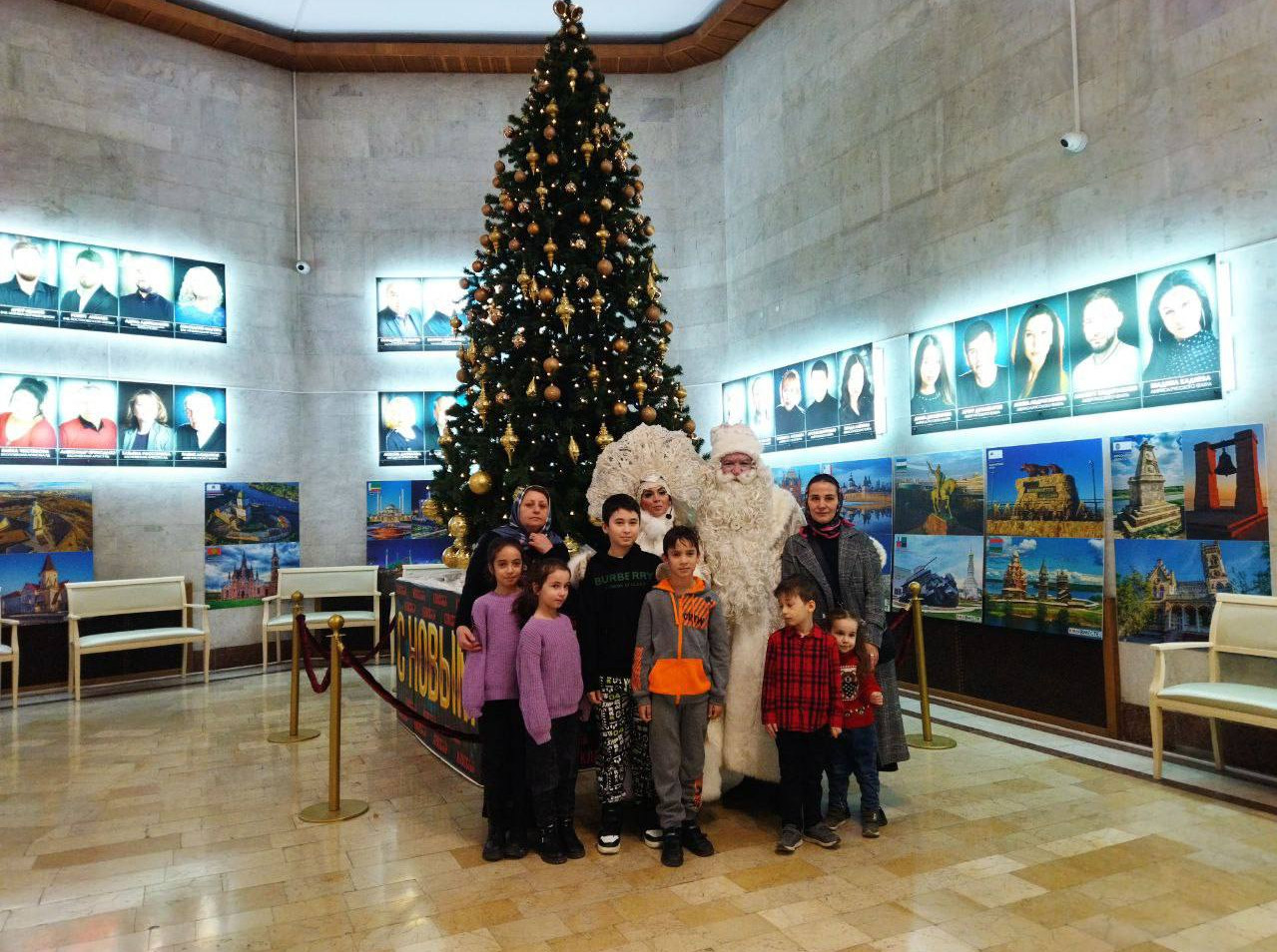 Новогодние мероприятия для детей мобилизованных военнослужащих.