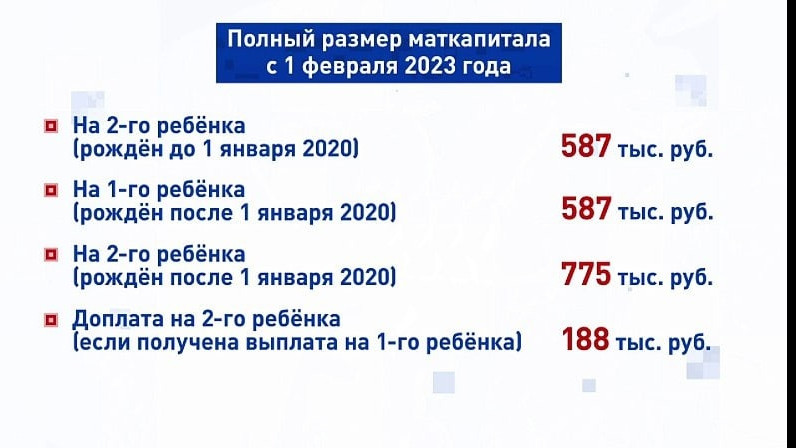 Ежемесячные выплаты из маткапитала в 2023 году