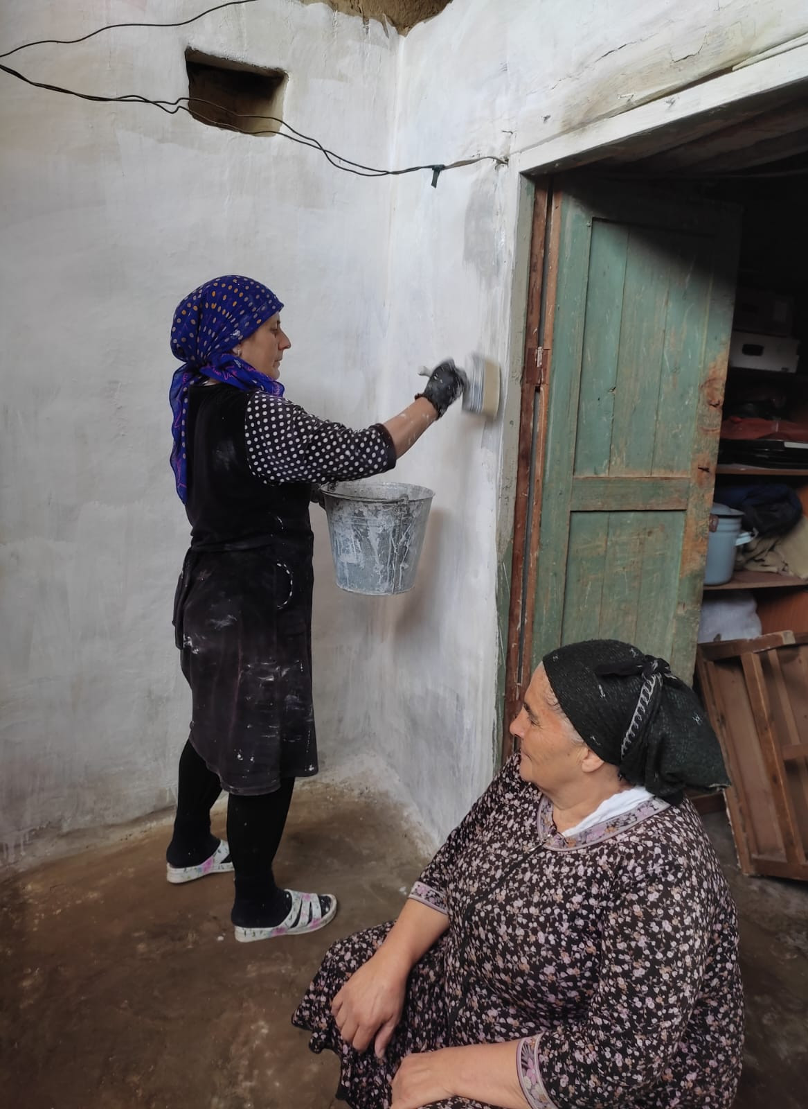 Соцработница Эрзиханова навестила свою подопечную