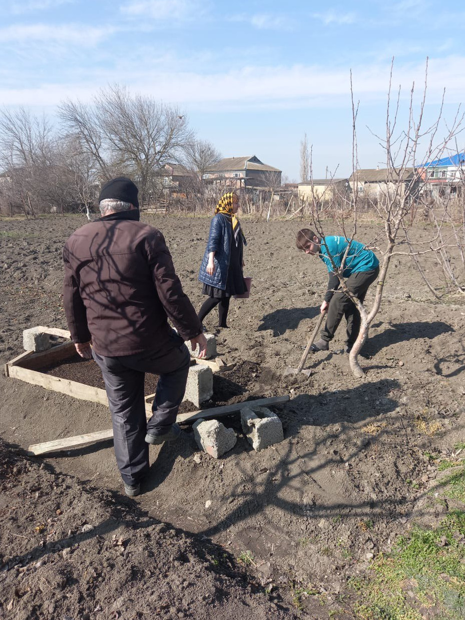 Работа волонтеров