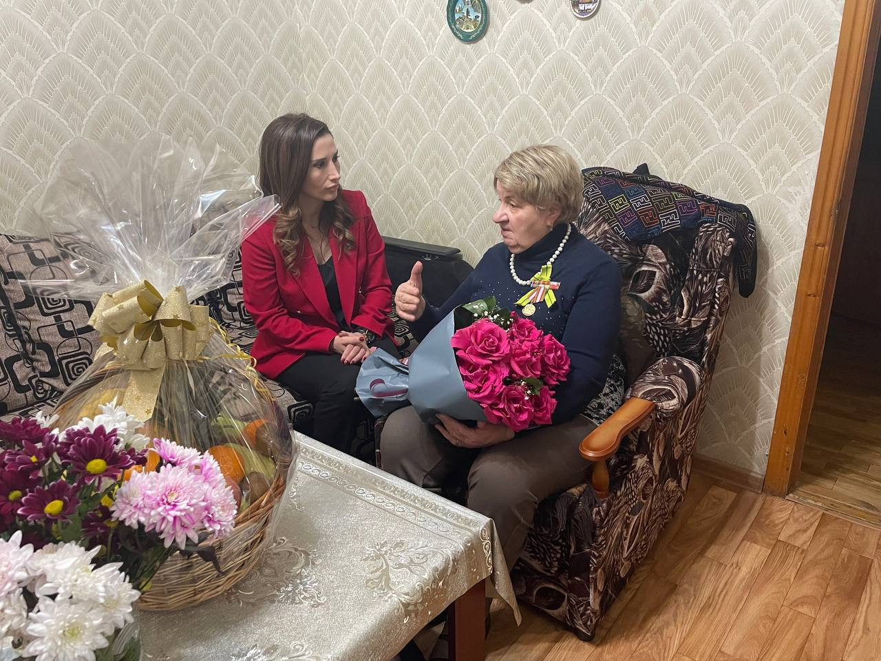 Посещение подопечной  блокадницы Ленинграда Ирины Сухомлиновой.