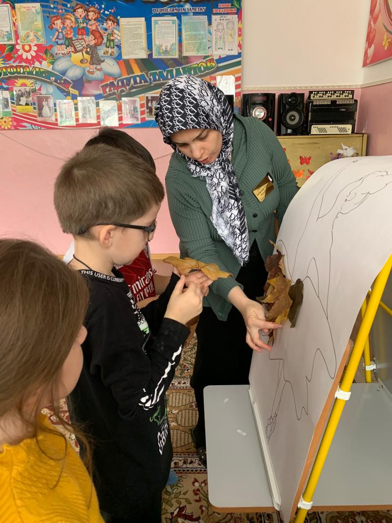 Аппликация "Балерина"