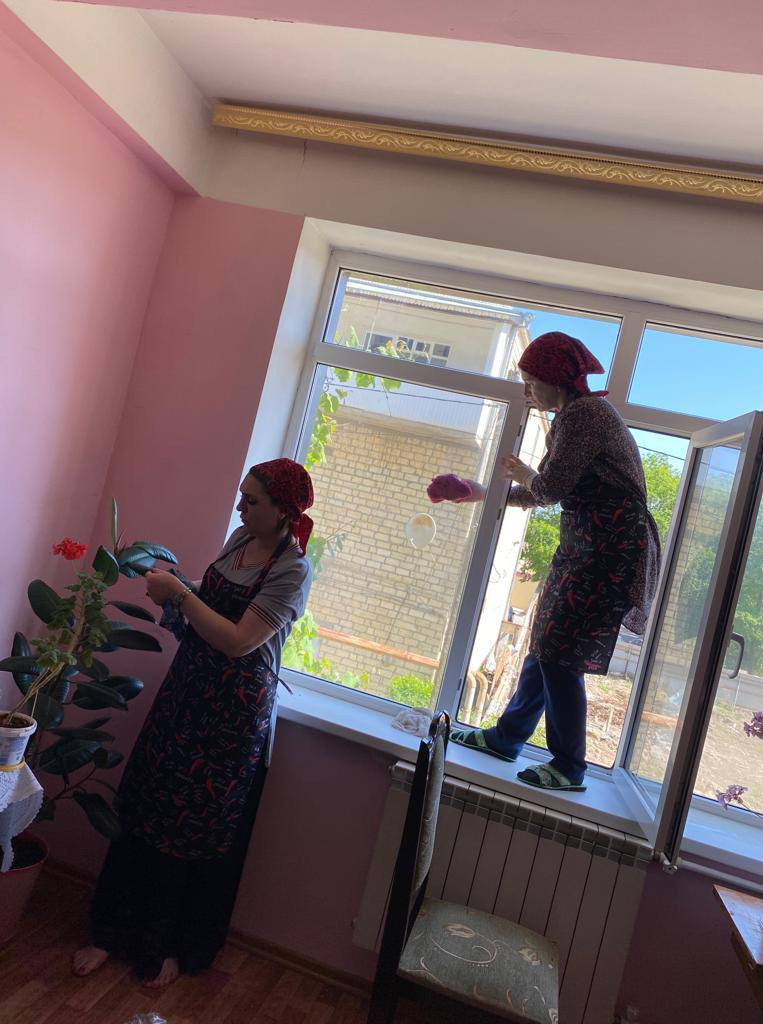 Социальные работники 2-го отделения граждан пожилого возраста и инвалидов на дому провели «Бригадный метод».