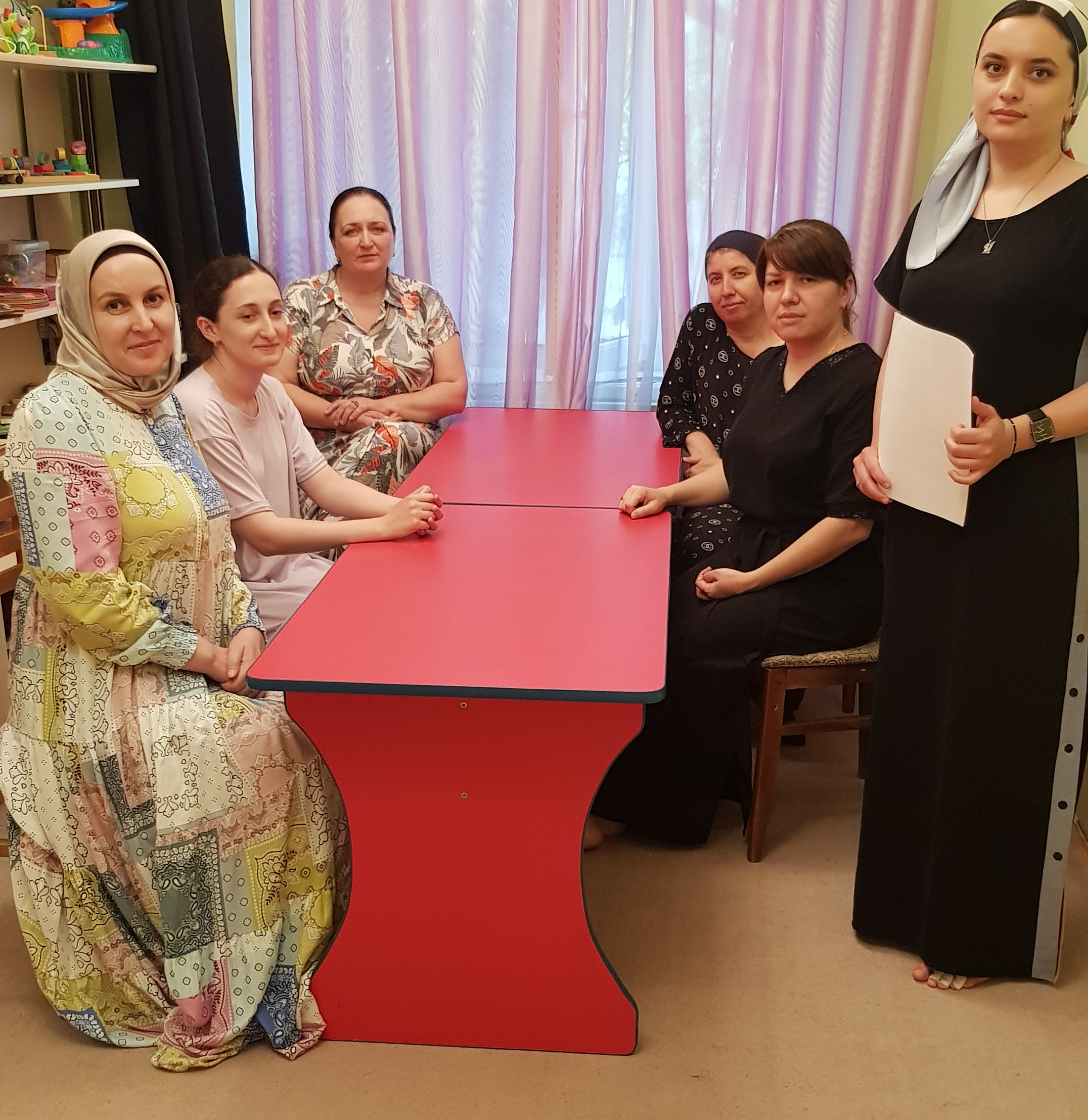 Занятие на тему: "Взаимодействие в группе".