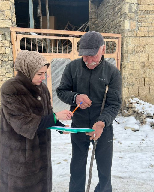 Выезд мобильной бригады в с. Чох.