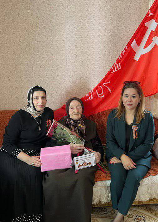 В преддверии 78-й годовщины празднования Дня Победы поздравили тружеников тыла и вдов участников Великой Отечественной войны