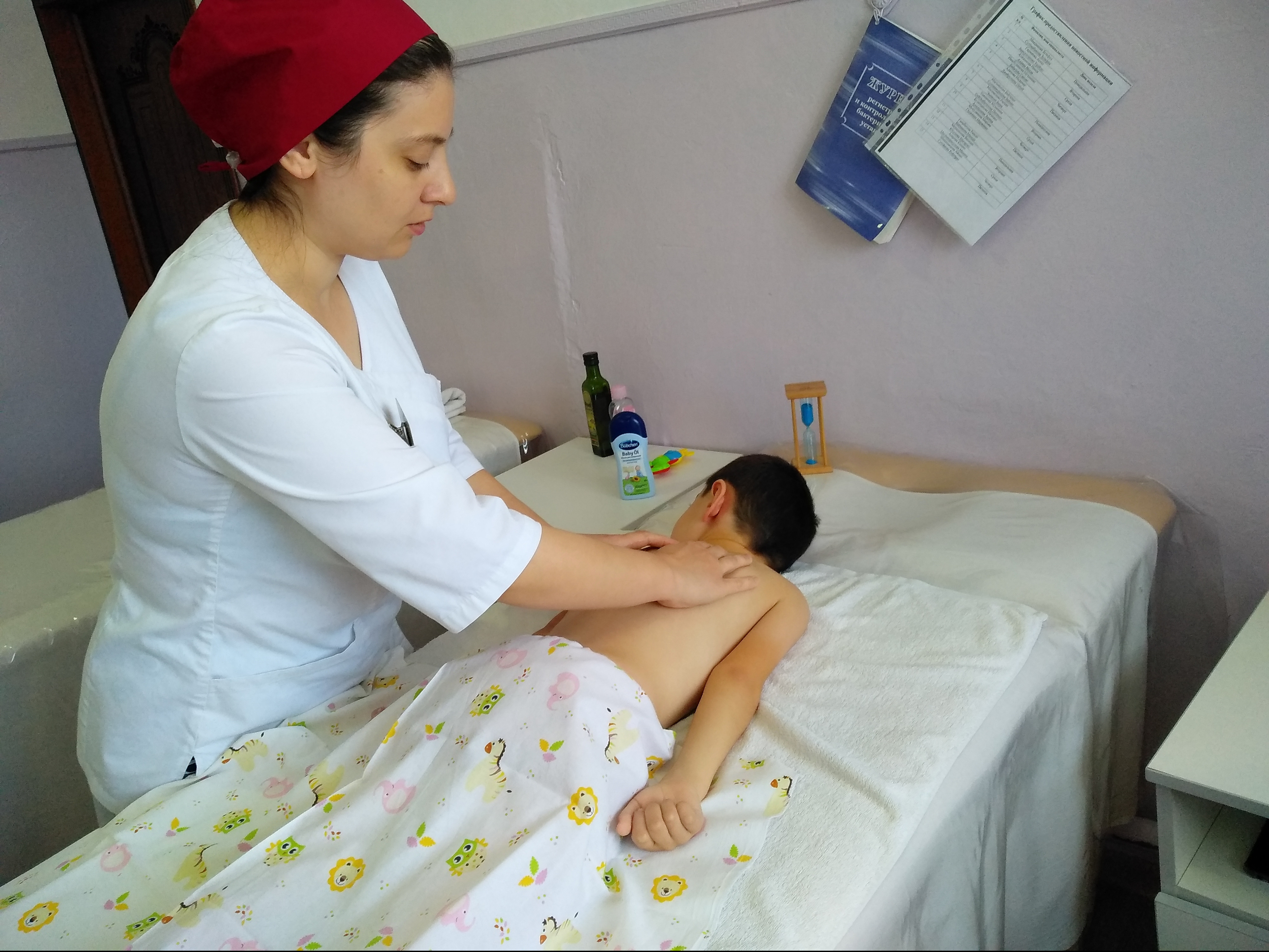 Лечебный массаж спины