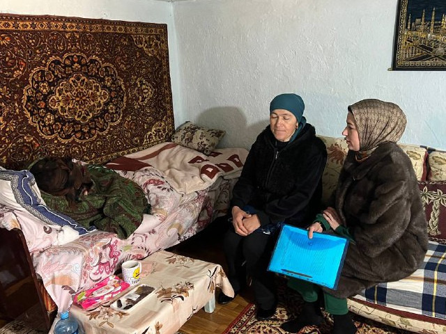 Выезд мобильной бригады в с. Чох-Коммуна.