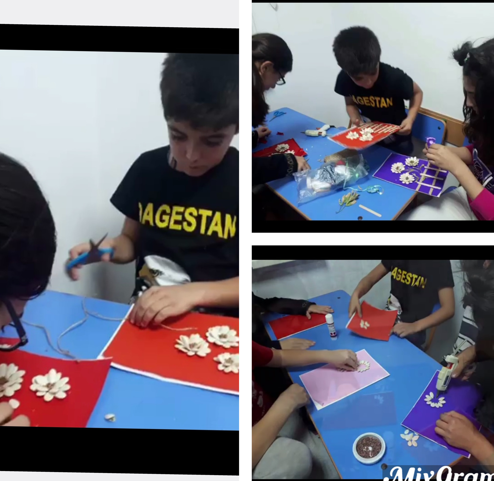 аппликация "Подсолнухи"