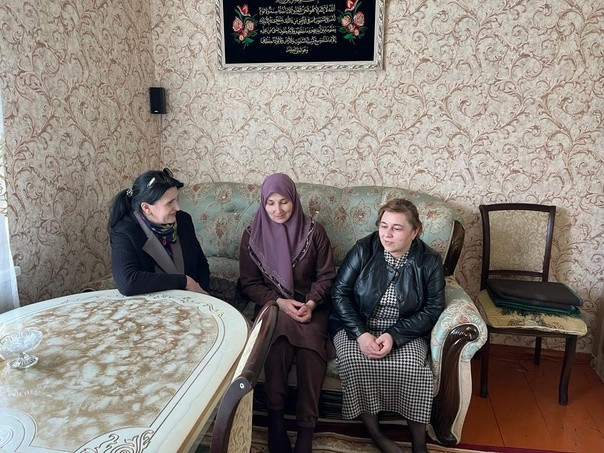 В преддверии праздника Ураза Байрам посетили семьи СВО на Украине