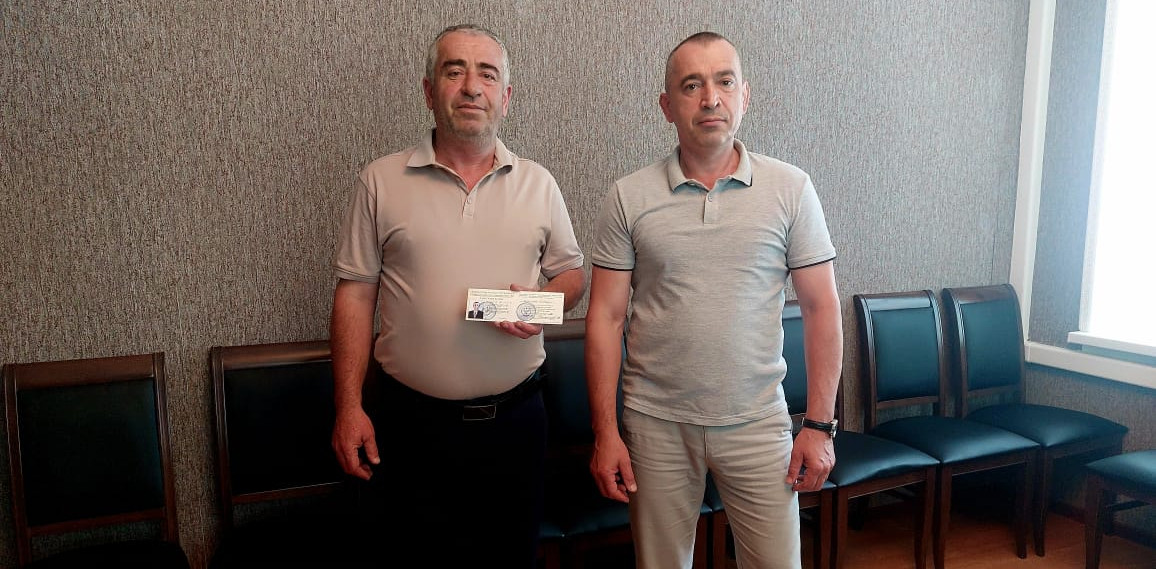 В Управлении соцзащиты Минтруда РД в Табасаранском районе состоялось вручение ветеранских удостоверений