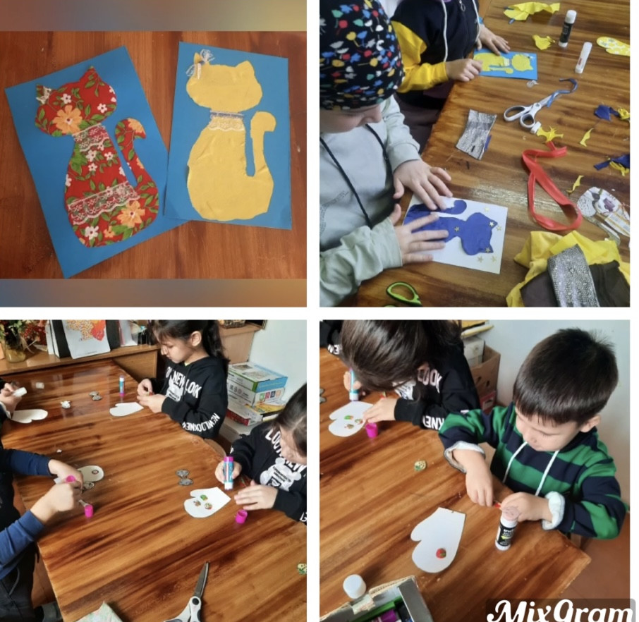 Аппликация из ткани