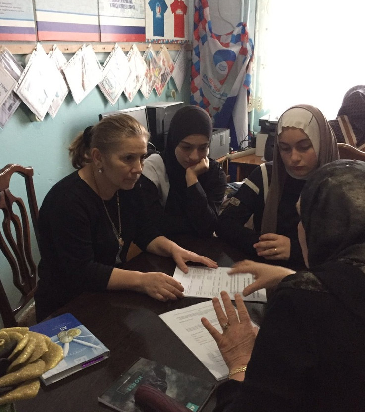 Выезд специалистов в с.Кироваул.