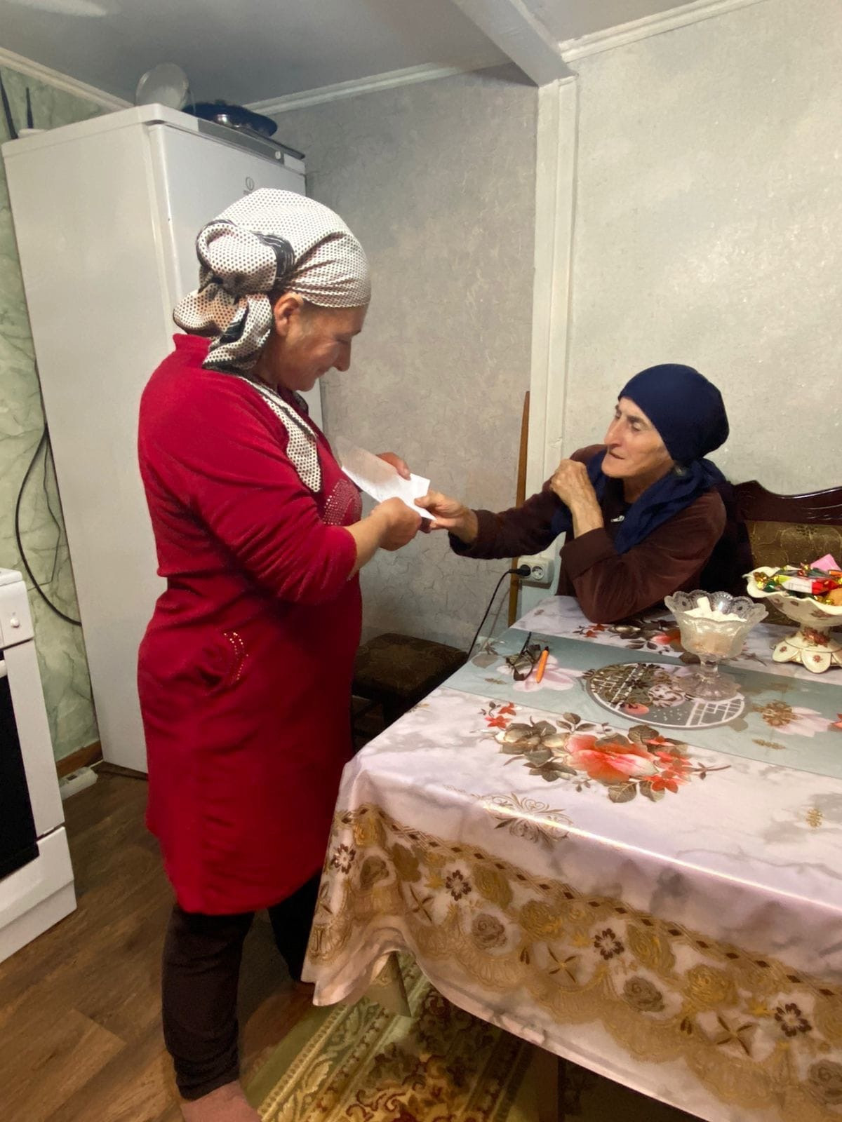 Благодарность от обслуживаемой