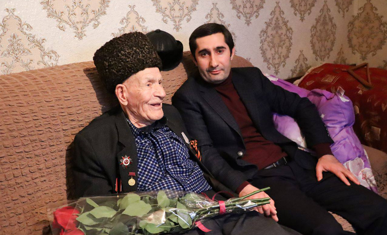 Посещение участника Великой Отечественной войны Саидова Тилпара Тамадаевича