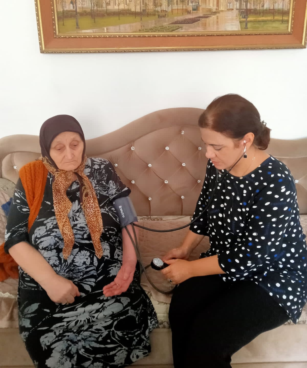 20.09.2022 года социальные работники села Ботаюрт согласно графику посещения посетили своих обслуживаемых и оказали социально-бытовые и социально-медицинские услуги