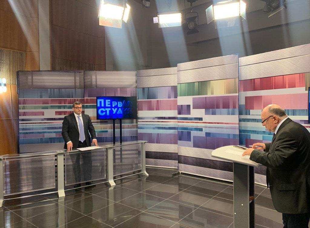 ❗️Заместитель министра труда Дагестана Магомедзагид Кихасуров в эти минуты принимает участие в записи передачи «Первая студия» на канале РГВК «Дагестан».