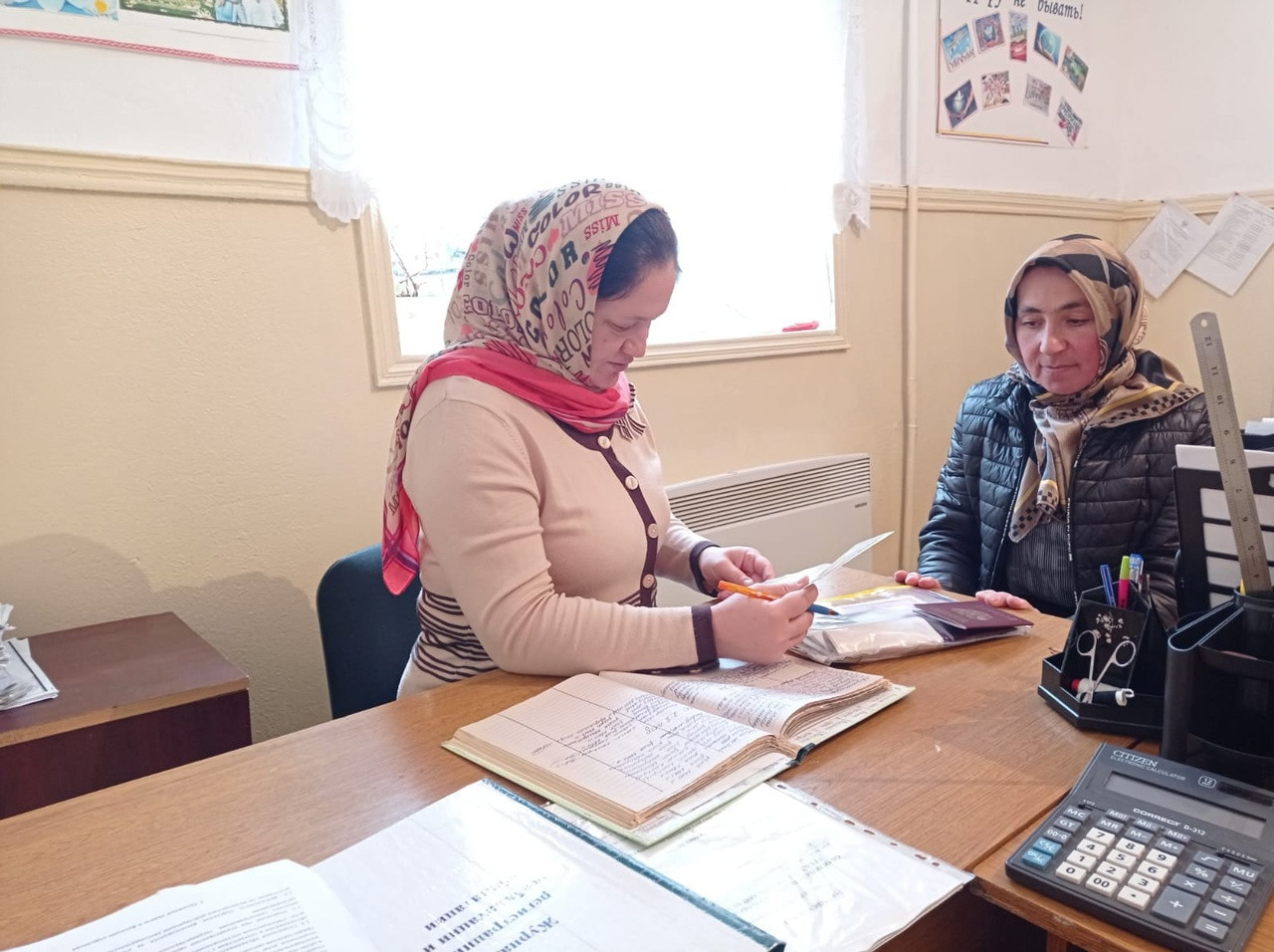 Прием граждан в отделении детей и семей с детьми в ГБУ РД ЦСОН в МО "Ахвахский район".
