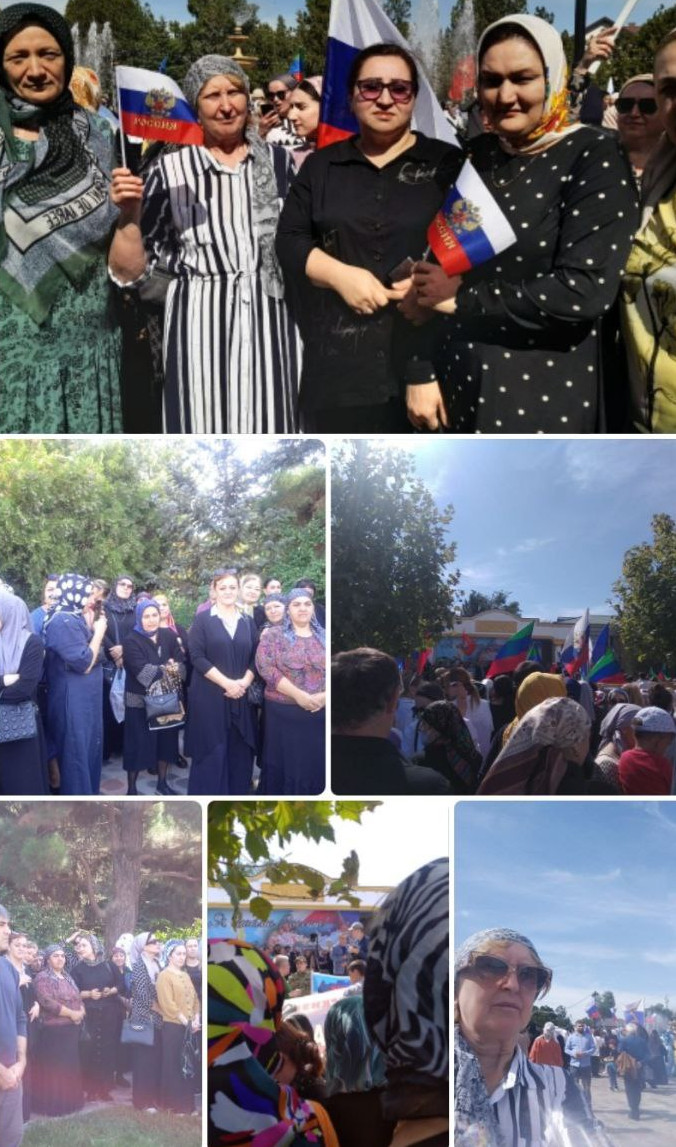 В поддержку решения Верховного Главнокомандующего Владимира Путина.