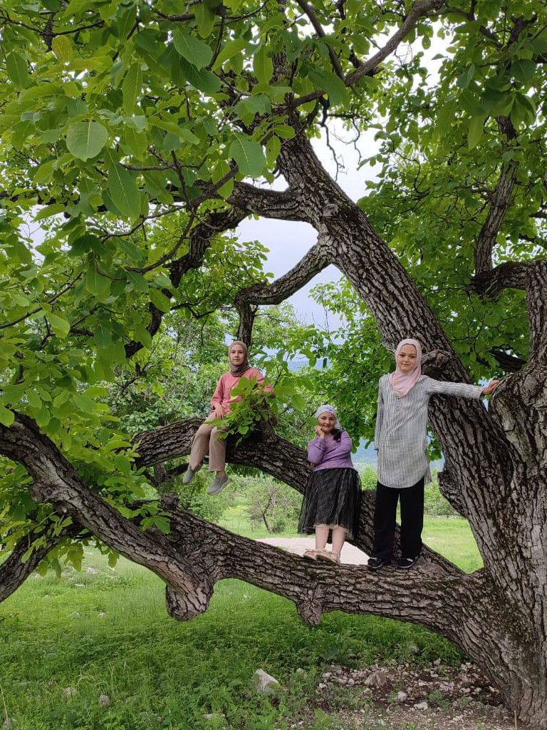 Прогулка на свежем воздухе вместе с подопечными