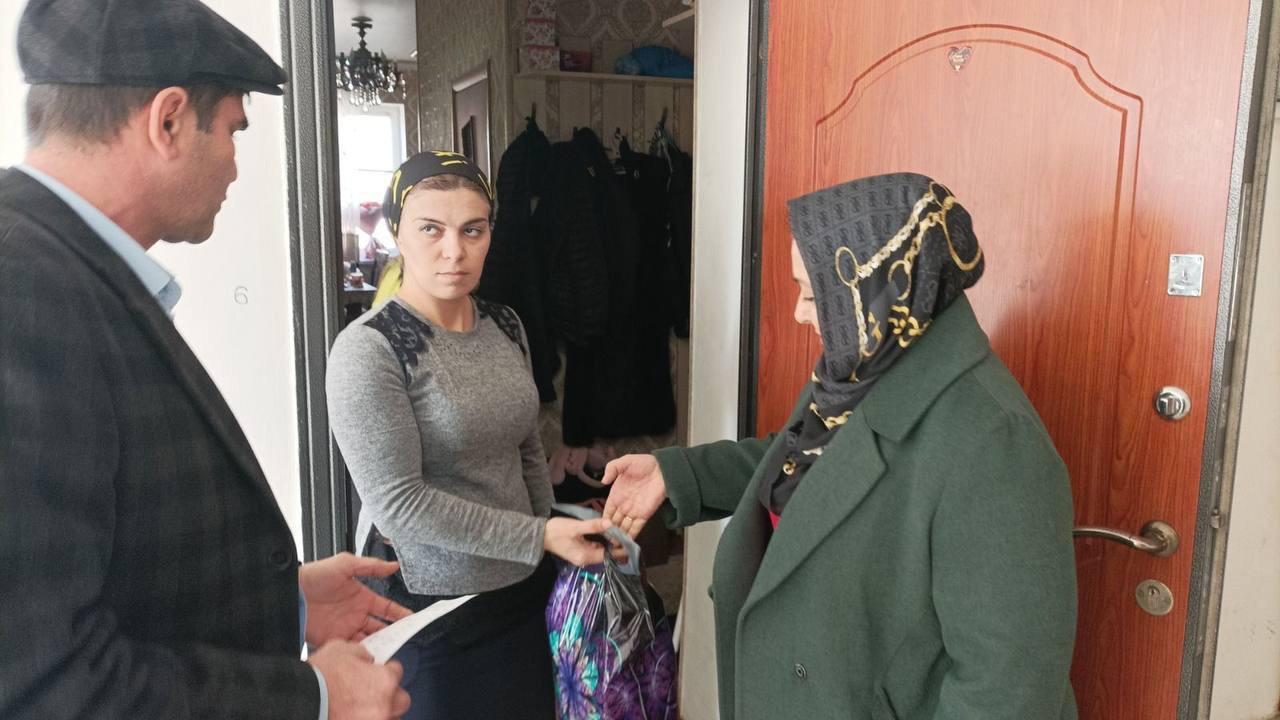 В преддверии Дня Защитника Отечества, работники Центра посетили семьи мобилизованных граждан