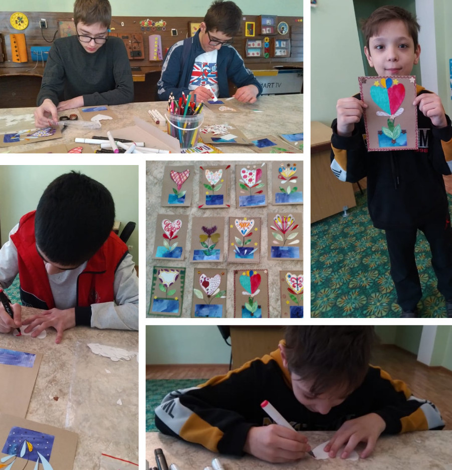 Открытка для мамы