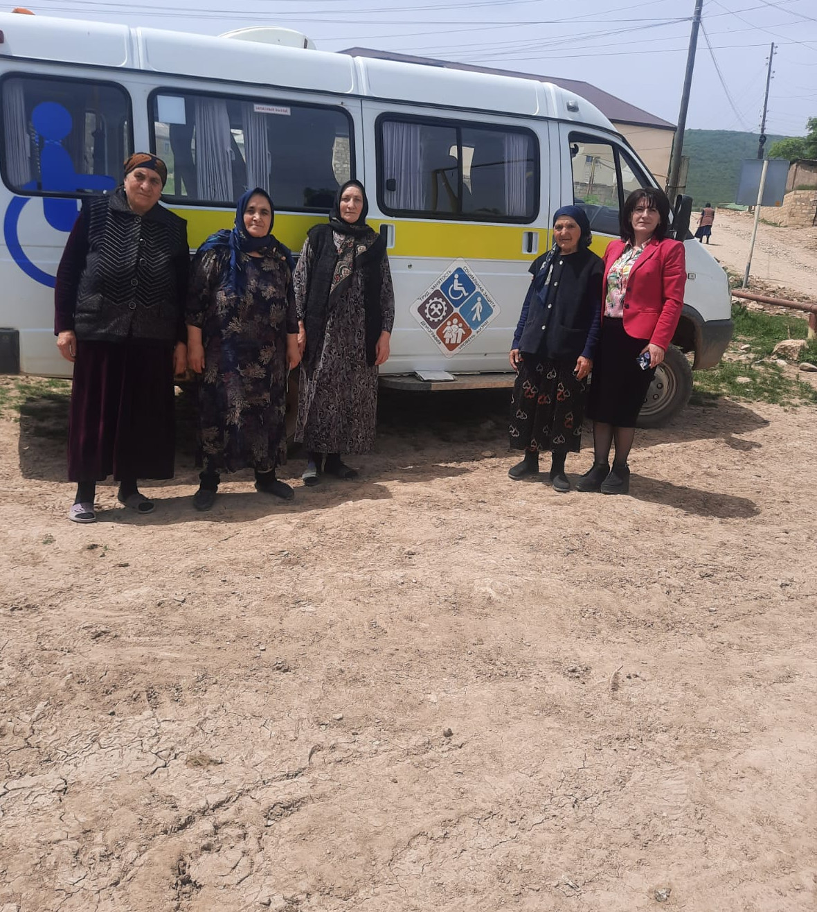 24.05.2023 в был организован плановый выезд с.Межгюль для доставки пожилых в медучреждение для проведения диспансеризации