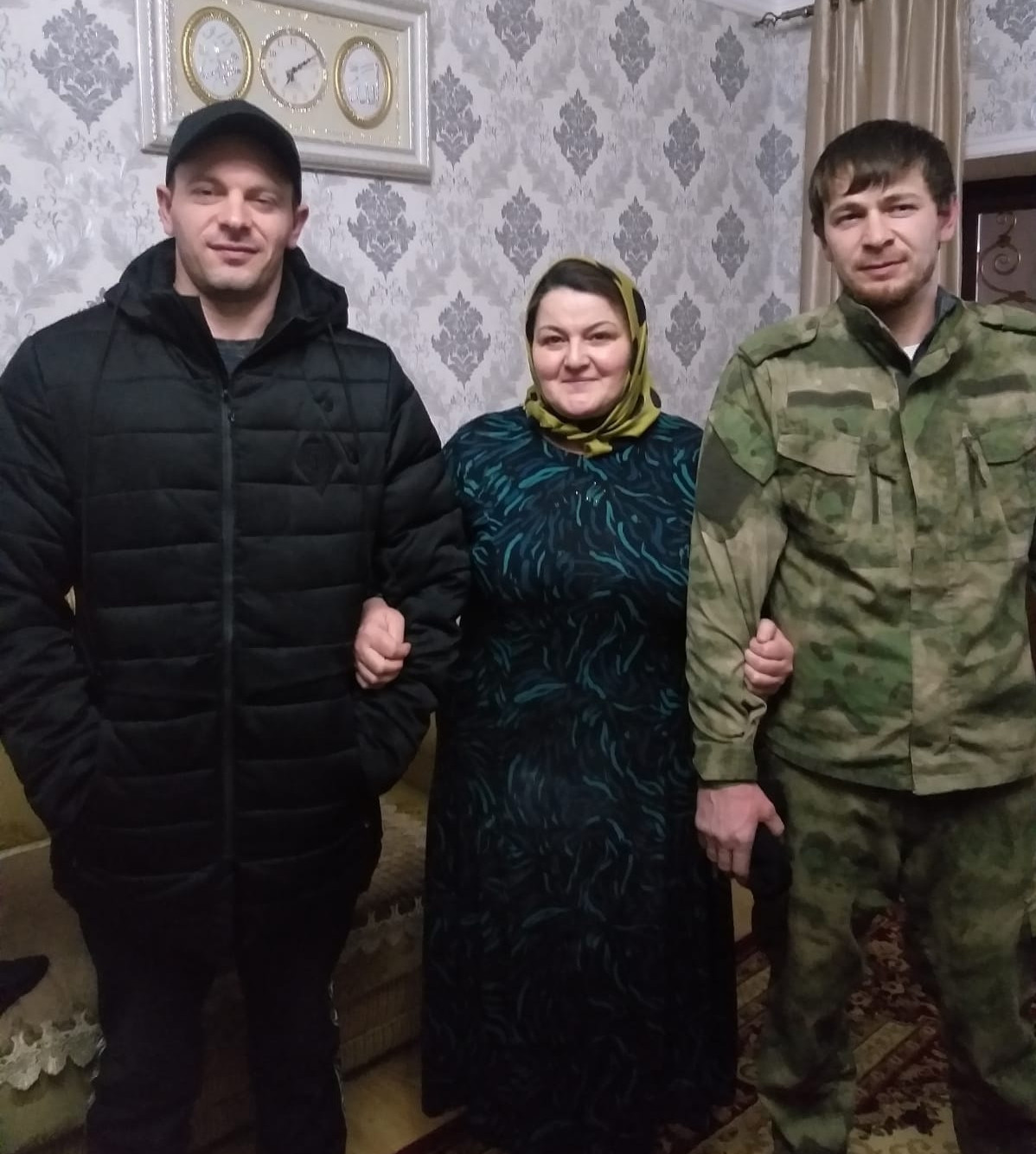 Приехавшие в отпуск участники СВО на Украине из с. Какашура.