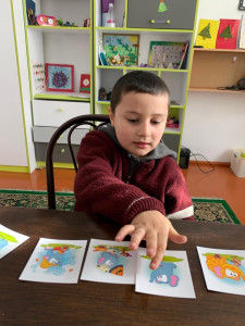 Индивидуальное занятие логопеда.