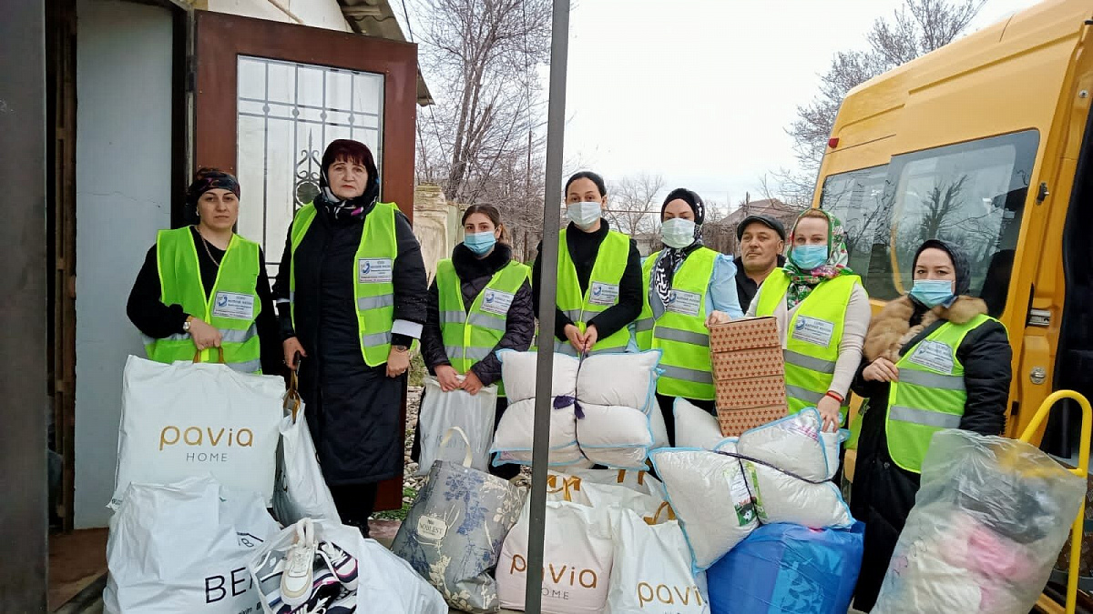 В Реабилитационном центре Минтруда РД в Кизилюрте провели благотворительную акцию по сбору помощи беженцам из ДНР и ЛНР 