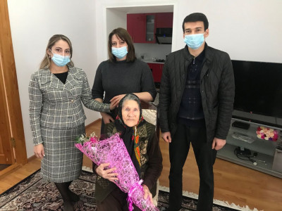 Посещении на дому Магомедовой Жанны Александровны, блокадницы Ленинграда