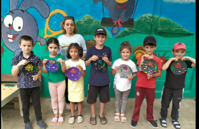 Занятие на тему: "Рыбки и осьминожки"