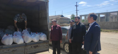 Акция в поддержку малообеспеченных семей Сулейман-Стальского района.