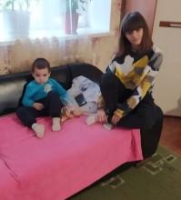 Визит к прибывшим из ДНР и ЛНР