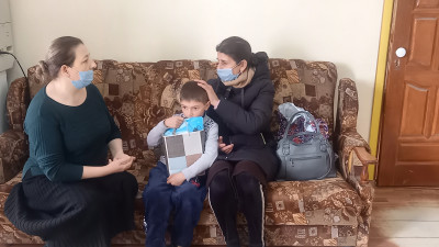 Работа психолога ОДП детей и семей с детьми с семьей Эседулаевых.