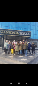 Посещение кинотеатра подопечными отделения профилактики безнадзорности...